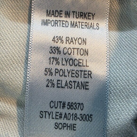 Agolde Sophie High Rise Skinny Crop Blue Jeans Fray Hem Comfy Stretch Denim 29 - Picture 9 of 10